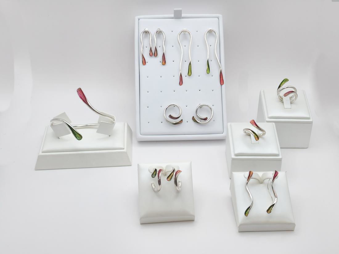 Set Flor de Pusana Bicolor